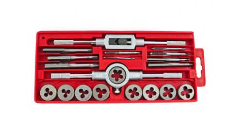 Набор метчиков и плашек Intertool - 20 ед (SD-8020), 098143
