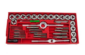 Набор метчиков и плашек Intertool - 40 ед (SD-8040)
