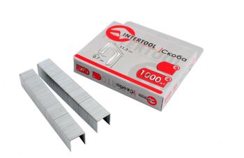 Скоба Intertool - 10 х 0,7 мм (1000 шт.) некаленая (RT-0110)