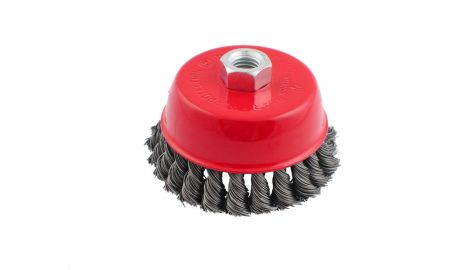 Щетка торцевая Intertool - 85 мм плетеная (BT-2085), 028113