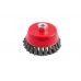Щетка торцевая Intertool - 85 мм плетеная (BT-2085), 028113