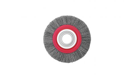 Щетка дисковая Intertool - 200 мм рифленая (BT-6200), 028142