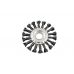 Щетка дисковая Mastertool - 125 мм плетеная (19-9012), 028262