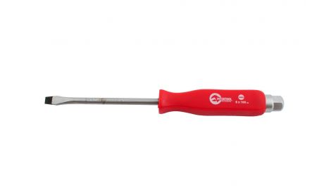 Отвертка Intertool - шлицевая ударная SL5 х 75 мм (HT-0481), 092171