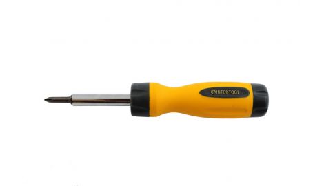 Отвертка Intertool - 4-в-1 (VT-1008), 092623