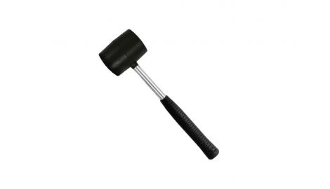 Киянка Intertool - 340 г х 55 мм черная, ручка металл (HT-0229), 093181