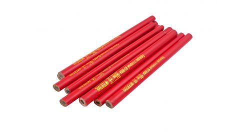 Карандаш Intertool - столярный 180 мм (12 шт.) красный (KT-5004), 087101
