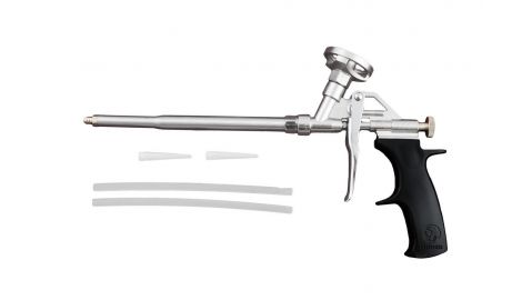 Пистолет для пены Intertool - никель (PT-0603), 122131