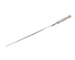 Шампур DV - 580 х 10 мм дерев'яна ручка (Х8)