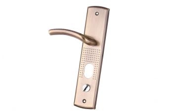 Ручка для металлических дверей FZB - HY-A1809 (1818) АВ (бронза), левая дверь (15-148-03)