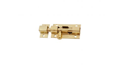Шпингалет FZB - квадрат маленький РВ (золото) (01-39-001), 608602