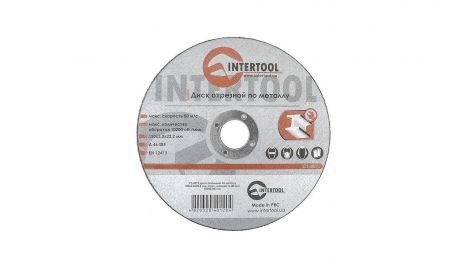 Диск відрізний по металу Intertool - 150 х 2,0 х 22,2 мм (CT-4012), 030112