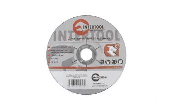 Диск зачисний по металу Intertool - 150 х 6 х 22,2 мм вигнутий (CT-4023)