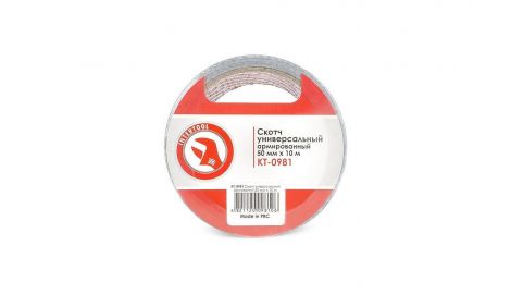 Скотч армированный Intertool - 50 мм х 10 м (KT-0981), 116141