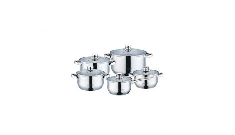 Набор посуды нержавеющий Maestro - 1,5 x 2 x 3 x 5 x 1,5 л (5 шт.) MR-2020-10 (MR-2020-10), 343205