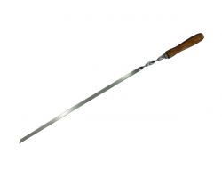 Шампур DV - 720 x 14 мм дерев'яна ручка (Х881)