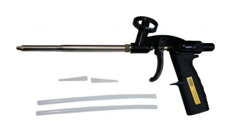 Пистолет для пены Сила - 330 мм тефлон держатель баллона, игла (600105), 122515