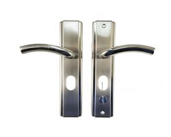 Ручка для металевих дверей FZB - HY-A1805 (1818) SN (сатин), ліві двері (15-147-01)