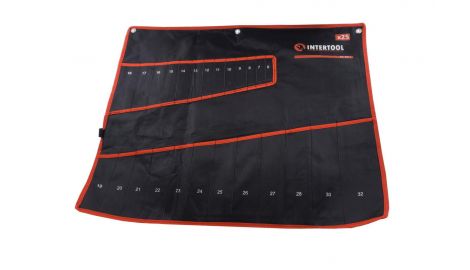 Чохол для гайкових ключів Intertool - 25 кишень 460 x 680 мм (BX-9011), 138184