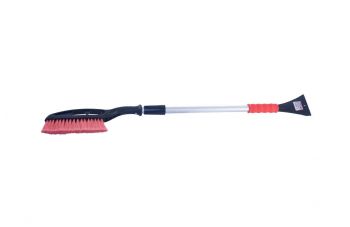 Щетка со скребком Intertool - 990-1390 мм телескоп (AT-0119)