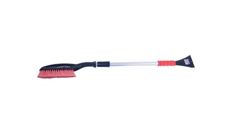 Щетка со скребком Intertool - 990-1390 мм телескоп (AT-0119), 141109