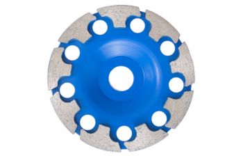 Чашка алмазная Асеса - 125 x 22,2 мм T синяя (125 чT-с)