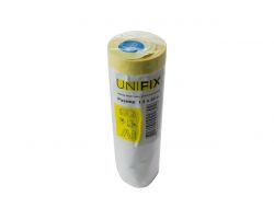 Пленка защитная с малярной лентой Unifix - 1,4 х 20 м (PLM-140020)
