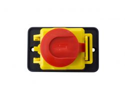 Кнопка бетономешалки Асеса - 5 контактов с крышкой (КН 9084 5Р)