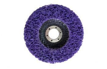 Вспененный абразив синтетический на платформе Асеса - 125 x 10 мм фиолетовый (125 корал ф)