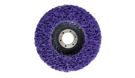 Вспененный абразив синтетический на платформе Асеса - 125 x 10 мм фиолетовый (125 корал ф), 026743
