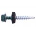 Саморіз покрівельний Apro - 4,8 x 35 мм RAL 6005 (50 шт.) (SDS48356005), 503525
