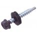 Саморіз покрівельний Apro - 4,8 x 35 мм RAL 8019 (50 шт.) (SDS48358019), 503528