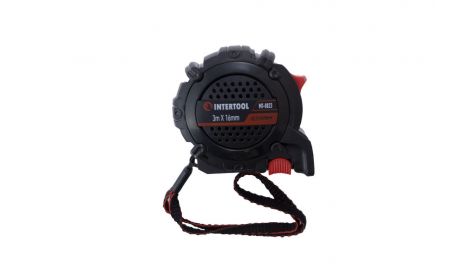 Рулетка Intertool - 3 м x 16 мм Storm магніт, 080131