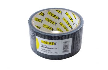 Стрічка армована Unifix - 50 мм x 10 м Чорна (ARM-5010B)