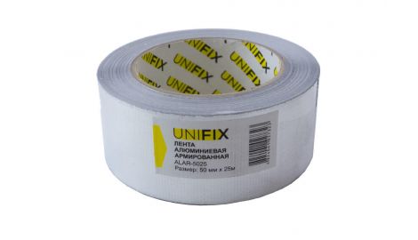 Стрічка алюмінієва армована Unifix - 50 мм x 25 м (ALAR-5025), 116573