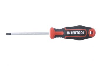 Отвертка Intertool - PH2 x 100 мм Storm (VT-3420)