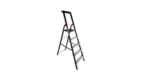 Драбина Intertool - 5 ступенів x тисячі шістьдесят-чотири мм (LT-0055), 254113