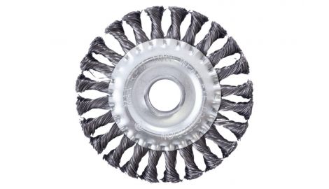 Щетка дисковая Apro - 125 мм x М14 плетеная (830431), 028551