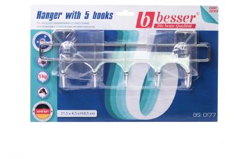 Вішалка Besser - 5 гачків x 315 мм 0177 (0177)