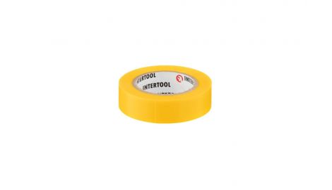 Лента изоляционная Intertool - 10 м x 17 x 0,15 мм желтая (IT-0032), 118141