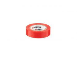 Стрічка ізоляційна Intertool - 15 м x 17 x 0,15 мм червона (IT-0040)