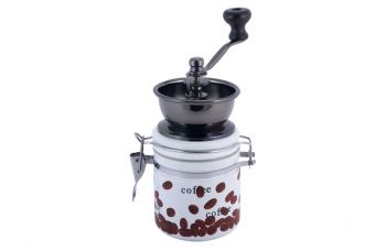 Кофемолка ручная Kamille - 205 мм керамическая (7019)