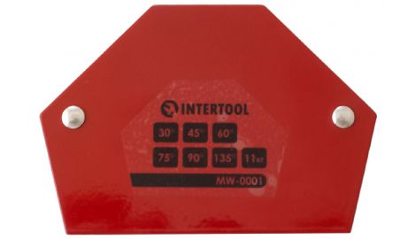 Держатель магнитный для сварки Intertool - 11кг трапеция (MW-0001), 159171