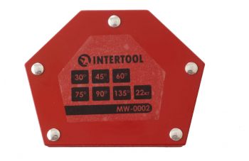 Держатель магнитный для сварки Intertool - 22кг трапеция (MW-0002)