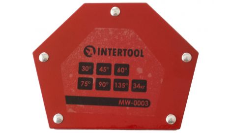 Держатель магнитный для сварки Intertool - 34кг трапеция (MW-0003), 159173
