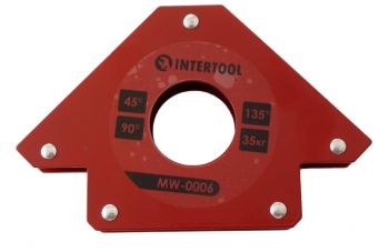 Тримач магнітний для зварювання Intertool - 35 кг стріла (MW-0006)