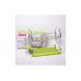 Сушарка для посуду Kamille - 550 x 245 x 380 мм зелена (0762A), 368411