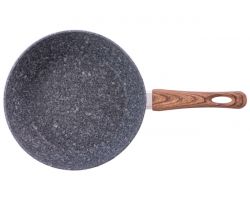 Сковорода антипригарна Kamille - 240 мм Granite глибока (4165)
