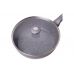 Сковорода антипригарная Kamille - 260 мм Granite глубокая с крышкой (4276GR), 341358