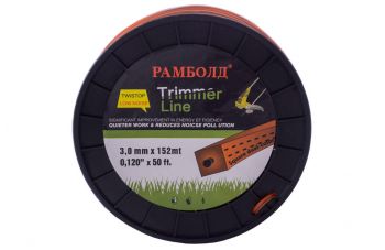 Волосінь для тріммера Рамболд - 3,0 мм x 152 м квадрат армований (FH 3*152)